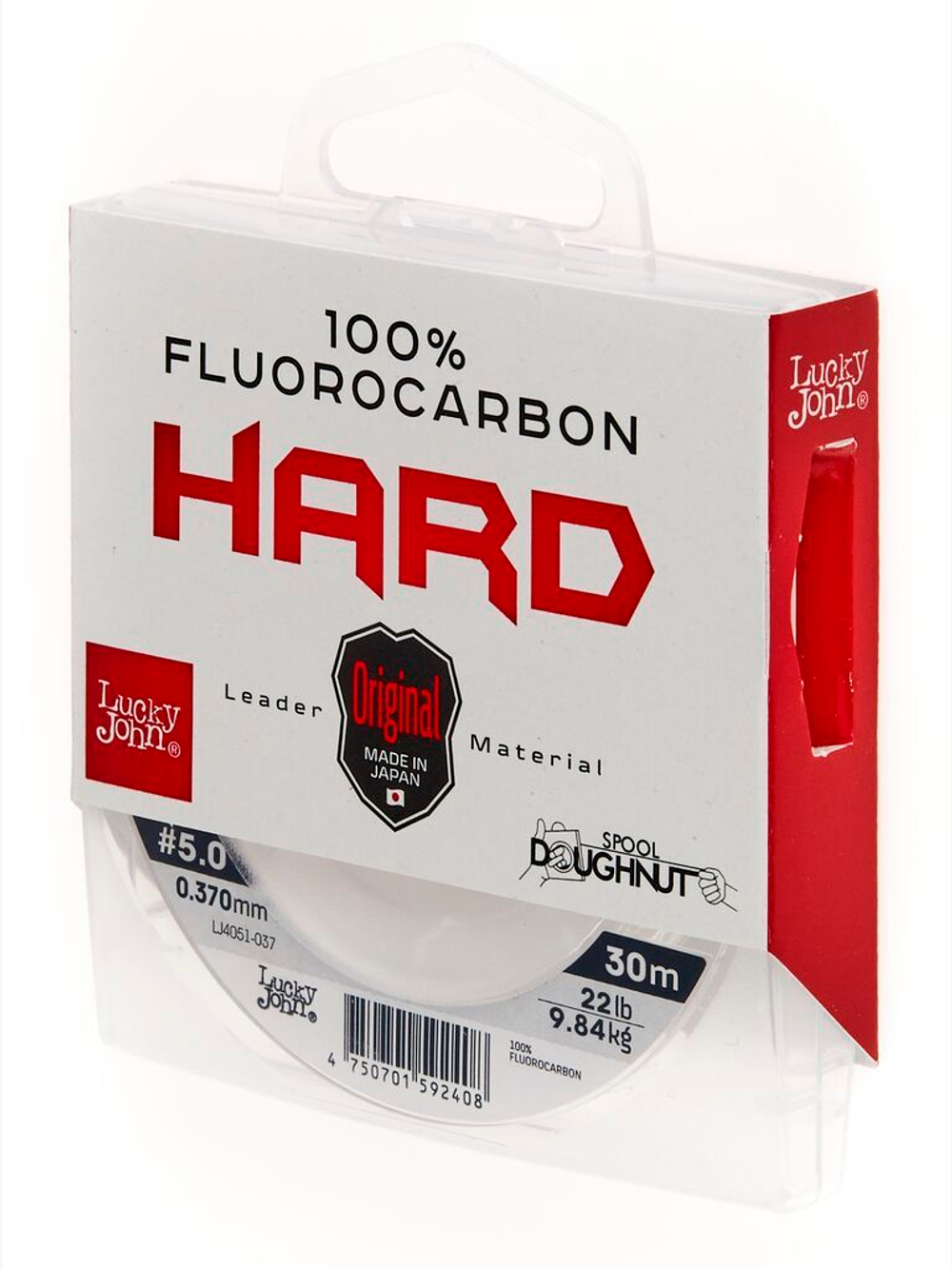 Леска монофильная Lucky John FLUOROCARBON Hard 030/037