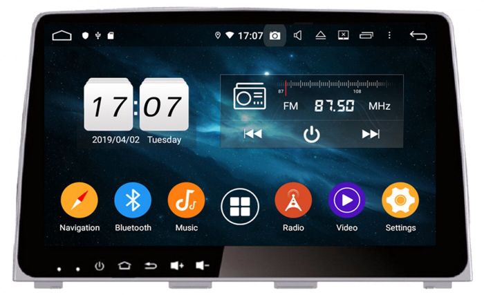 Магнитола для Hyundai Sonata 2017-2019 (LF) - Kuberg KD-9637-P5-4G на Android 10
