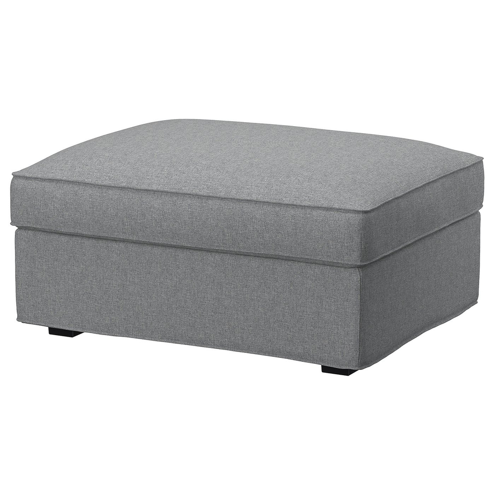 IKEA KIVIK  (ИКЕА КИВИК)  -  Чехол для пуфа с отделением для хранения - Tibbleby бежевый/серый