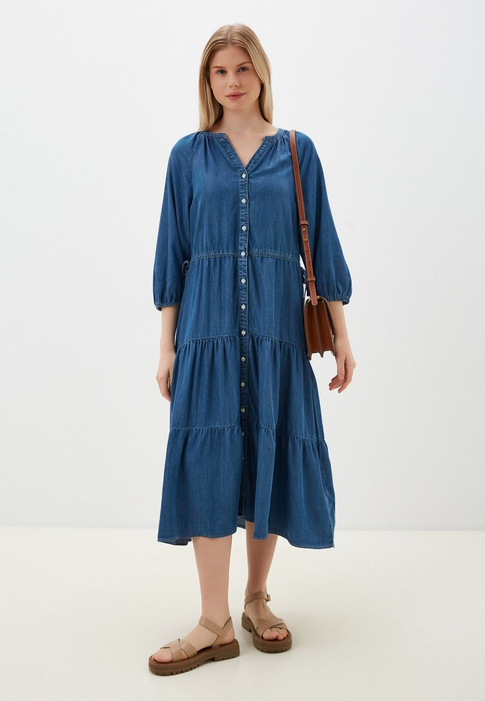 Платье женское LEVI'S CECILE MIDI DRESS MED INDIGO - WORN IN