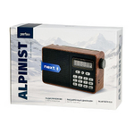 Портативный радиоприемник Perfeo Alpinist 3Вт/FM/AUX/USB/MicroSD/1000mAh (PF_D0574) коричневый