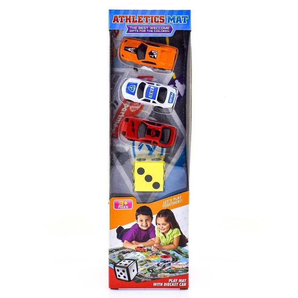 Коврик игровой с машинками, коробка RC333-2