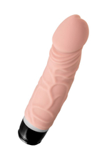 Реалистичный телесный вибратор A-Toys - 19,3 см. (Цвет: телесный)
