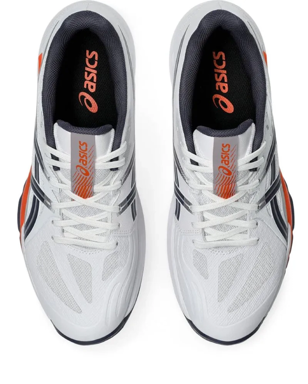 Мужские кроссовки для сквоша/бадминтона Asics Powerbreak FF - white/nova orange