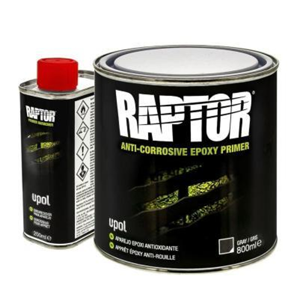 Грунт эпоксидный антикоррозийный RAPTOR с отвердителем комплект 5л. U-POL