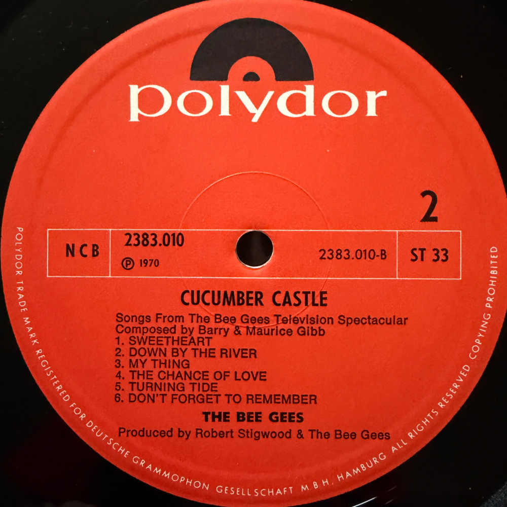 Bee Gees ‎– Cucumber Castle (Скандинавия 1970г.)