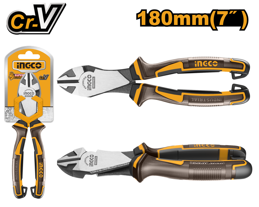 Бокорезы усиленные INGCO HHDCP28188 INDUSTRIAL 180 мм Бокорезы усиленные INGCO HHDCP28188 INDUSTRIAL 180 мм