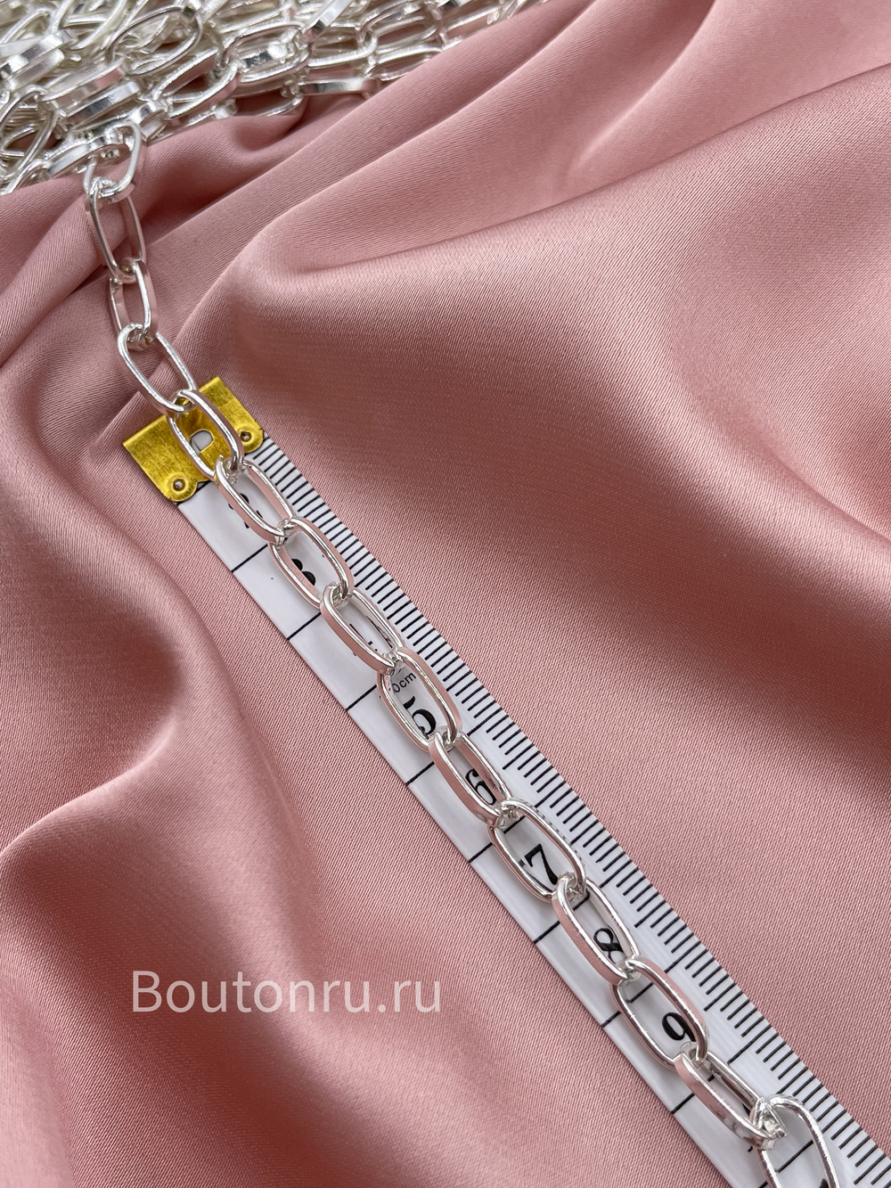 Цепь серебристая 5 мм