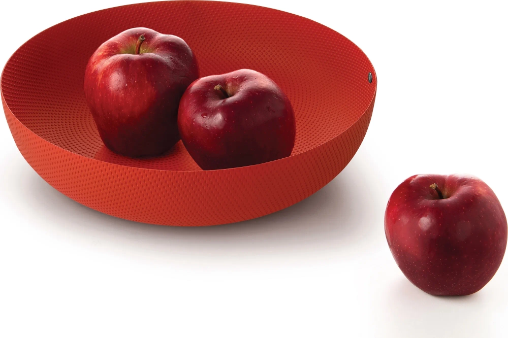 Alessi Текстурная чаша 21x4,7 см красная EAN 8003299430741