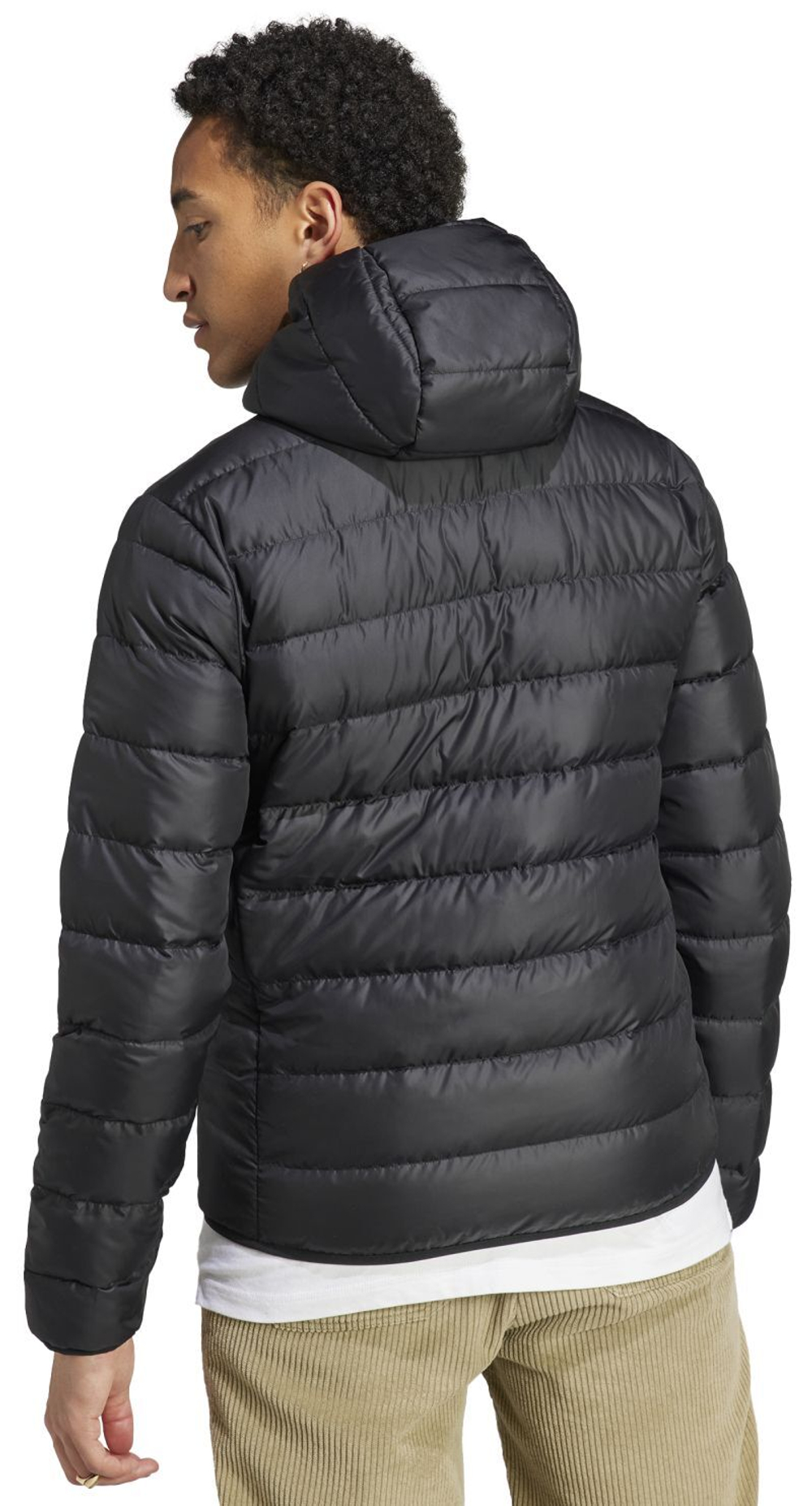 Мужская теннисная куртка Adidas Essentials Light Down Hooded
