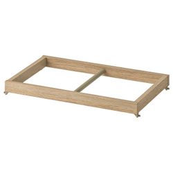 IKEA KOMPLEMENT  (ИКЕА КОМПЛЕМЕНТ)  -  Штанга для одежды - имитация дуба, бейцованного в белый цвет 50x35 см