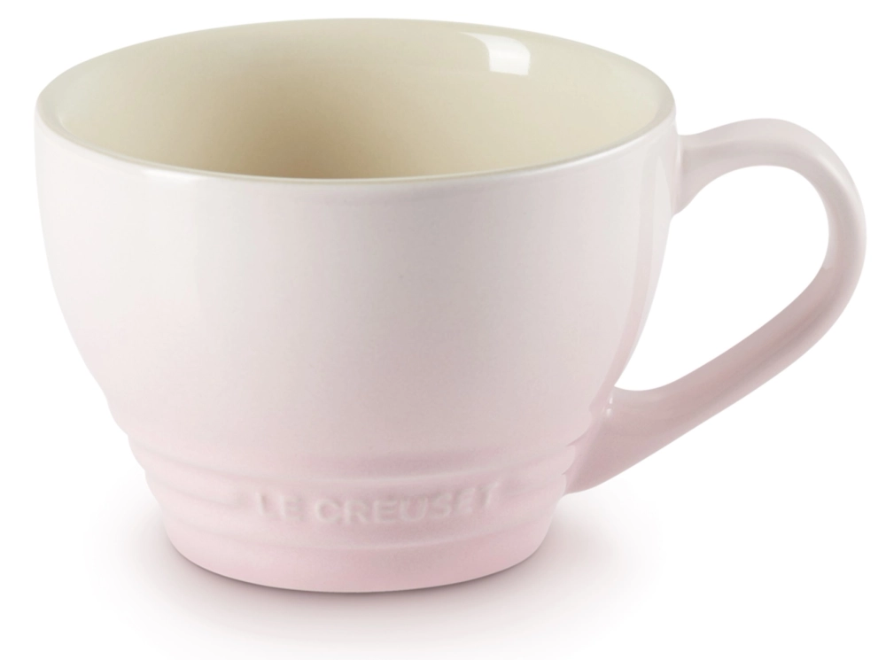 Le Creuset Кружка 400 мл для капучино, розовая ракушка 70304407770002