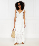 Кружевное платье palma GUESS - белый(W4GK46 WG571)