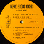 Santana ‎– New Gold Disc (Япония 1975г.)