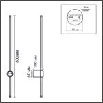 8309/14WL LN Светильник LED 14Вт 3000/4000/7000К 220В IP 20 LEDIO