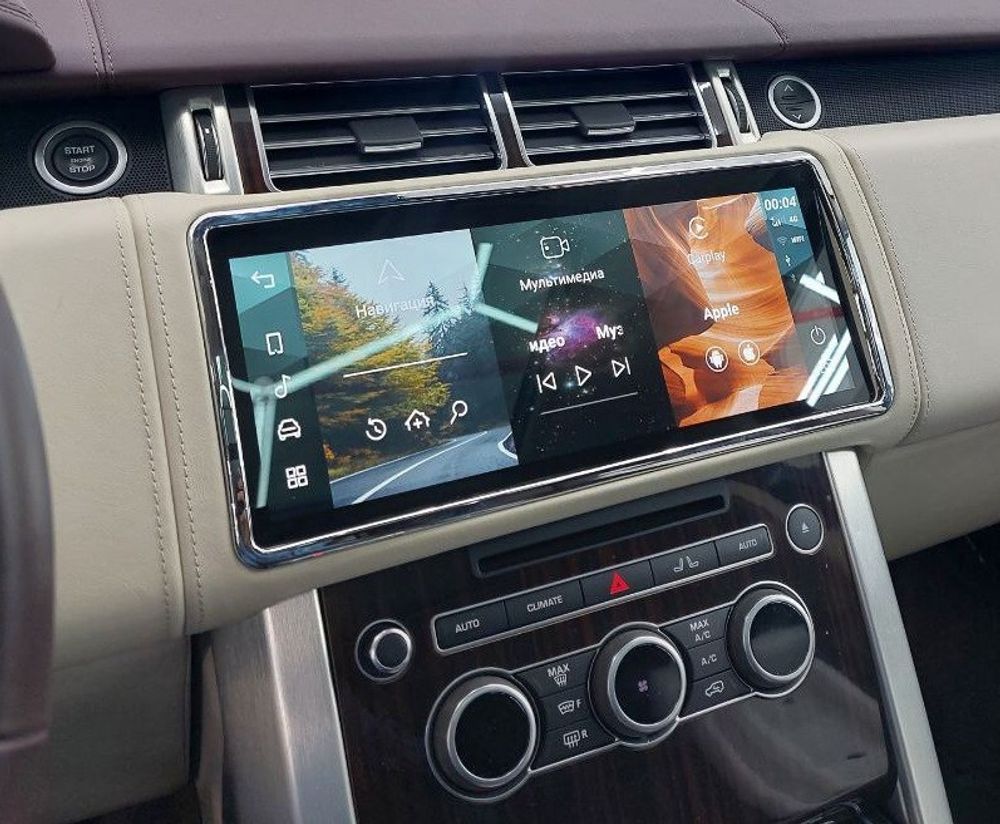 Магнитола для Range Rover Sport 2013-2017 - Carsys монитор 12.3", Android 11, Быстрая, CarPlay, SIM-слот