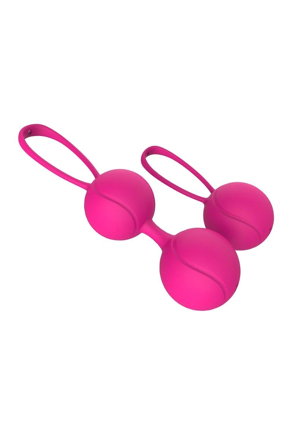 Набор розовых вагинальных шариков PLEASURE BALLS   EGGS DUO BALL SET