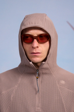 Худи Nothomme Blue Monte Hollow-Out Waffle Hoodie "Qinghui Powder"