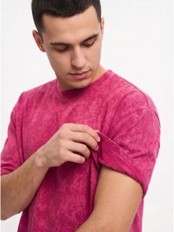 Футболка фуксия меланж S (42-44)