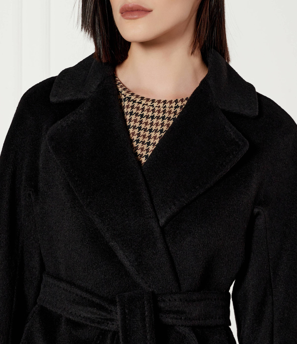 Хлопковое пальто Weekend MaxMara - черный(250161026)
