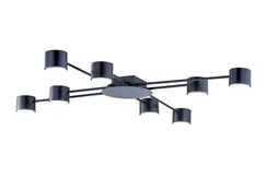 Люстра потолочная NewRgy CL-POINT-R001-GX53*8 BK, 8×15 Вт, чёрная