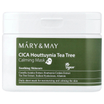 Mary & May, CICA Houttuynia Tea Tree Calming Beauty Mask, 30 шт., 400 г (14,1 унции)
