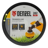 Леска для триммера звезда, 2,7мм х 202м, на DIN катушке FLEX CORD Denzel — фото 3