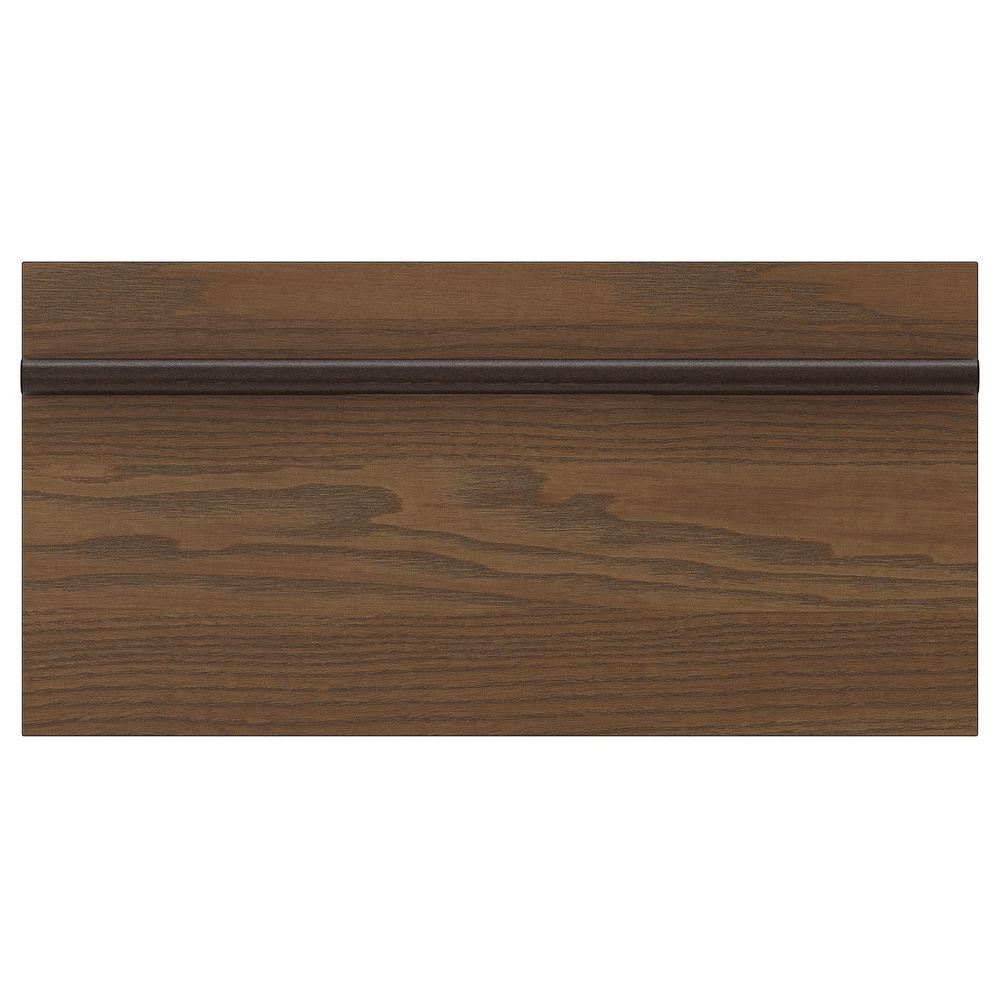 IKEA STENSTA  (ИКЕА СТЕНСТА)  -  Фасад ящика - тёмно-коричневый шпон ясеня 40x20 см