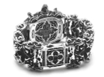 Часы из серебра и золота Notre Dame AZW-001BS