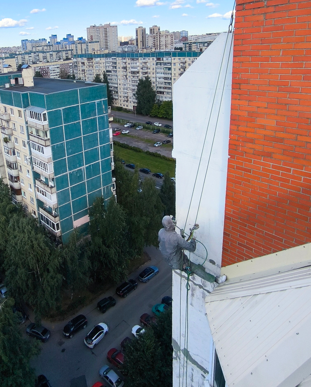 Покраска фасада