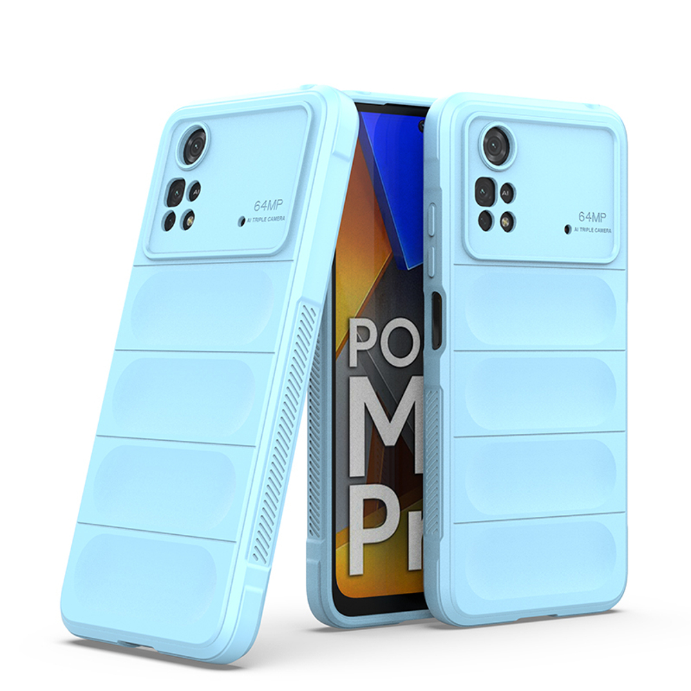 Противоударный чехол Flexible Case для Poco M4 Pro 4G