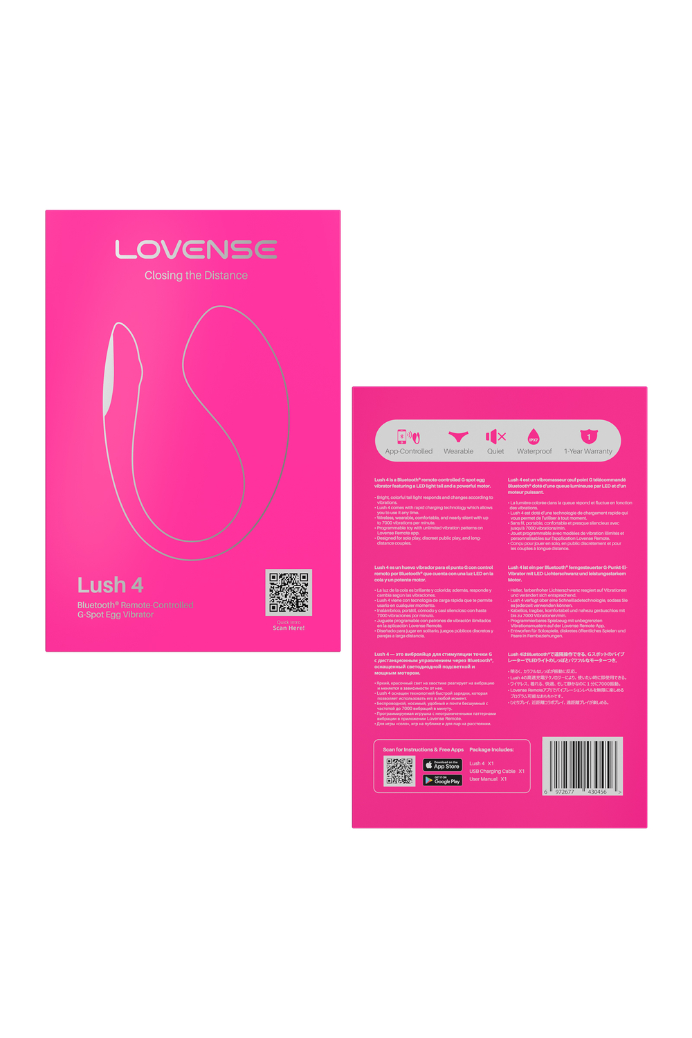 LOVENSE Lush 4 - Виброяйцо