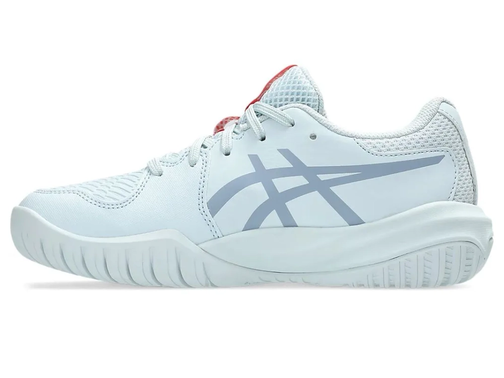 Детские теннисные кроссовки Asics Gel-Resolution X GS - sky/grey blue