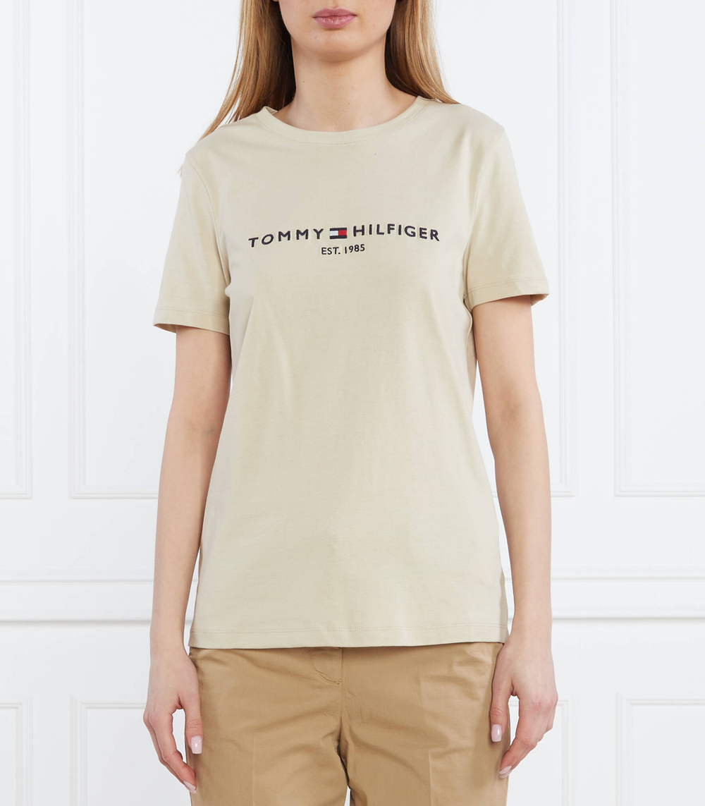 Футболка Tommy Hilfiger - бежевый(WW0WW28681)