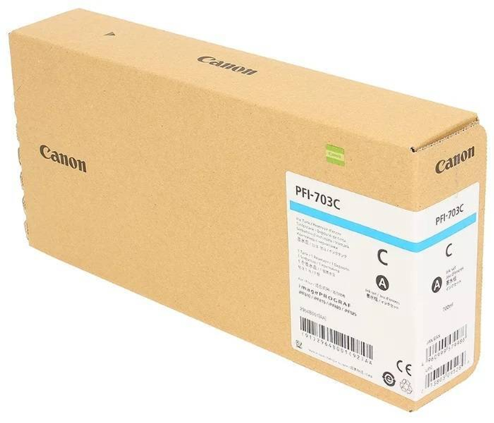 Картридж CANON PFI-703 C голубой (2964b001)