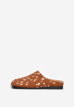 mule square orange bambi