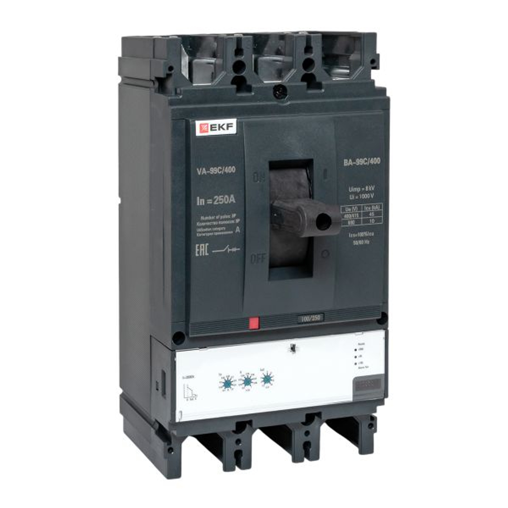 Выключатель автоматический ВА-99C 400/250А 3P 45кА EKF