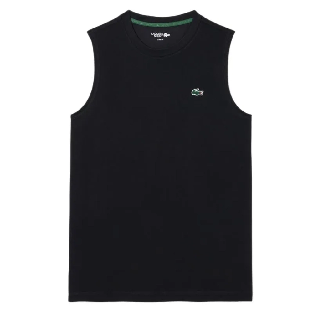 Мужская теннисная футболка Lacoste Ultra Dry Sport - black