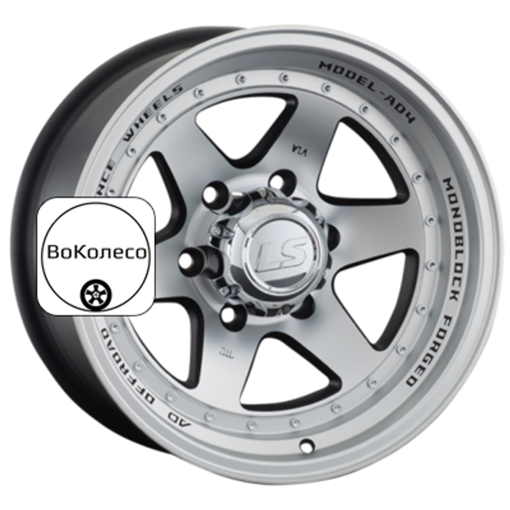 8x16/6x139,7 ET-10 D106,1 879 MBF (конус, Колпак+лого) LS