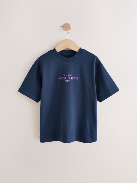 Футболка для мальчика Next E98-590, 3 шт., Синий, Светло-серый