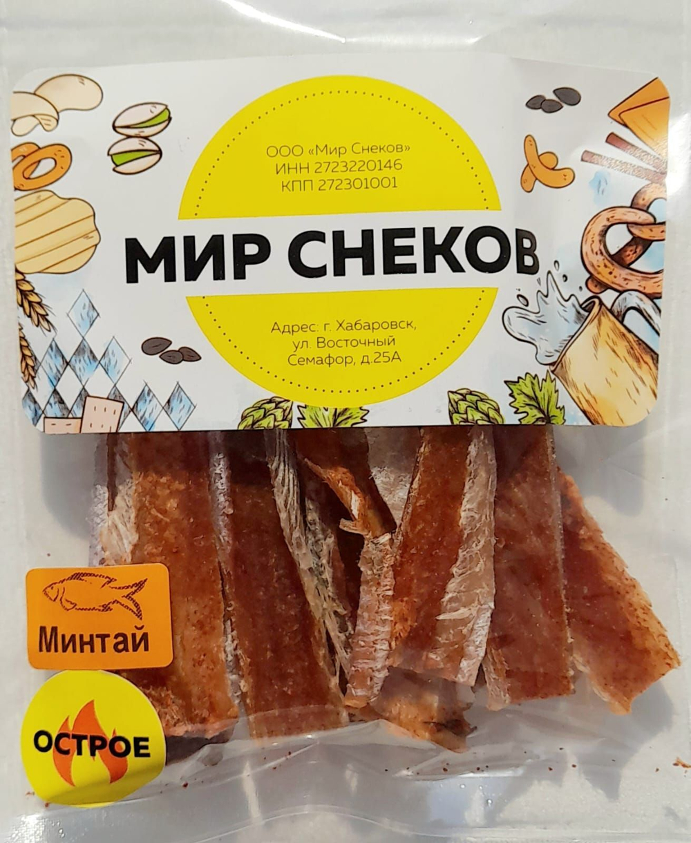 Ассорти Ломтики Минтая, Кеты, Горбуши - натуральные в соевом и остром соусе (6 шт.)