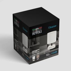 Настольная лампа Rivoli Eleanor 7070-501 1 * Е14 40 Вт керамика бежевая, белая | Rivoli
