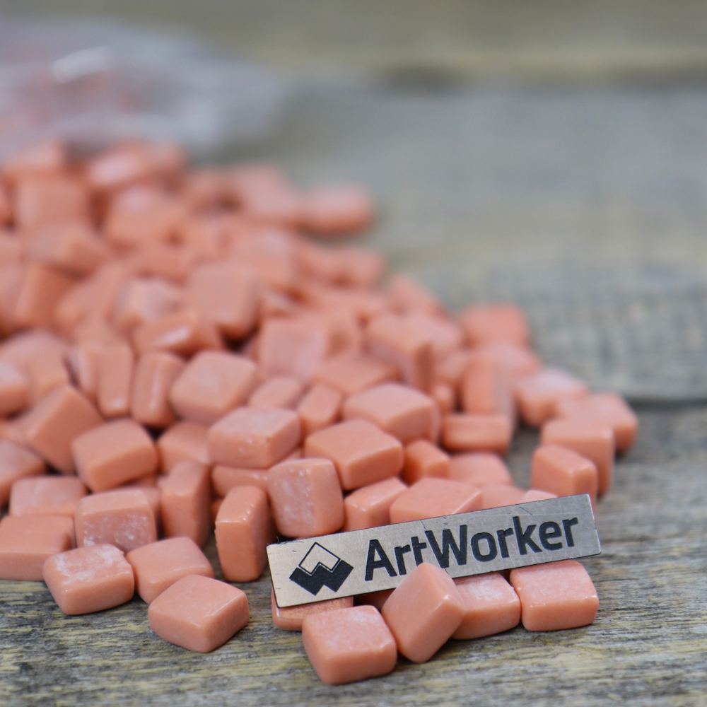 Розовая стеклянная мозаика FLORY12 12x12 мм ArtWorker