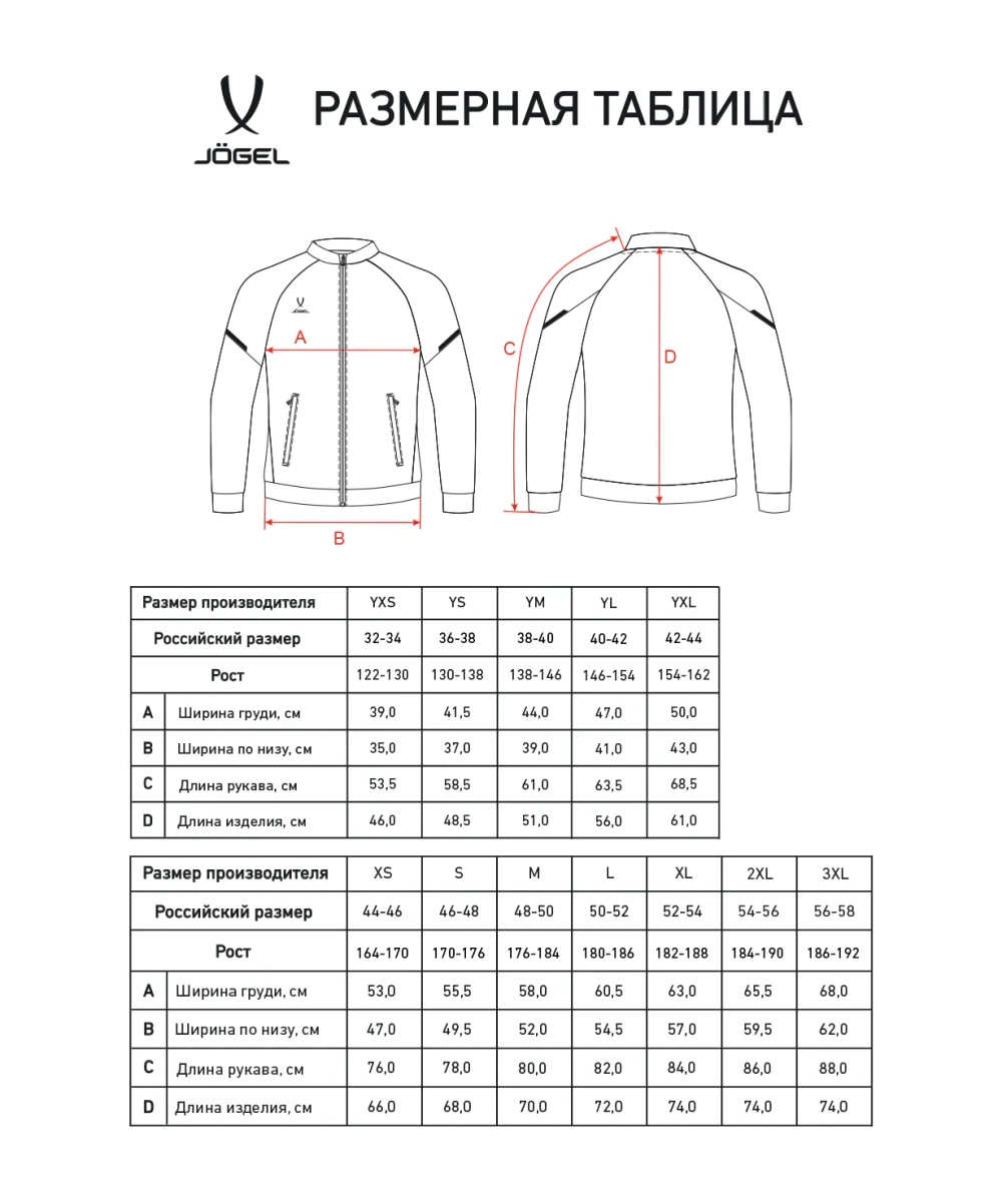 Олимпийка JÖGEL CAMP 2 Track Jacket, темно-синий