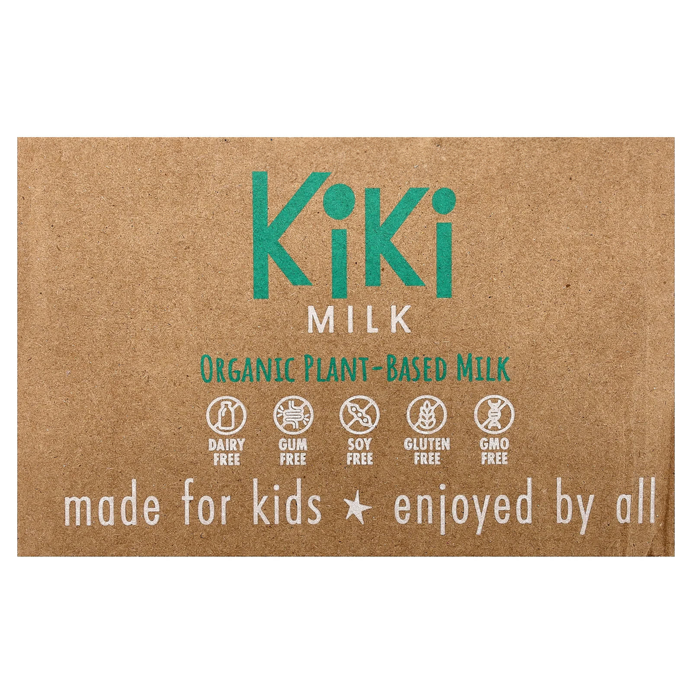 Kiki Milk, органическое растительное молоко, со вкусом шоколада, 12 пакетиков по 237 мл (8 жидк. унций)