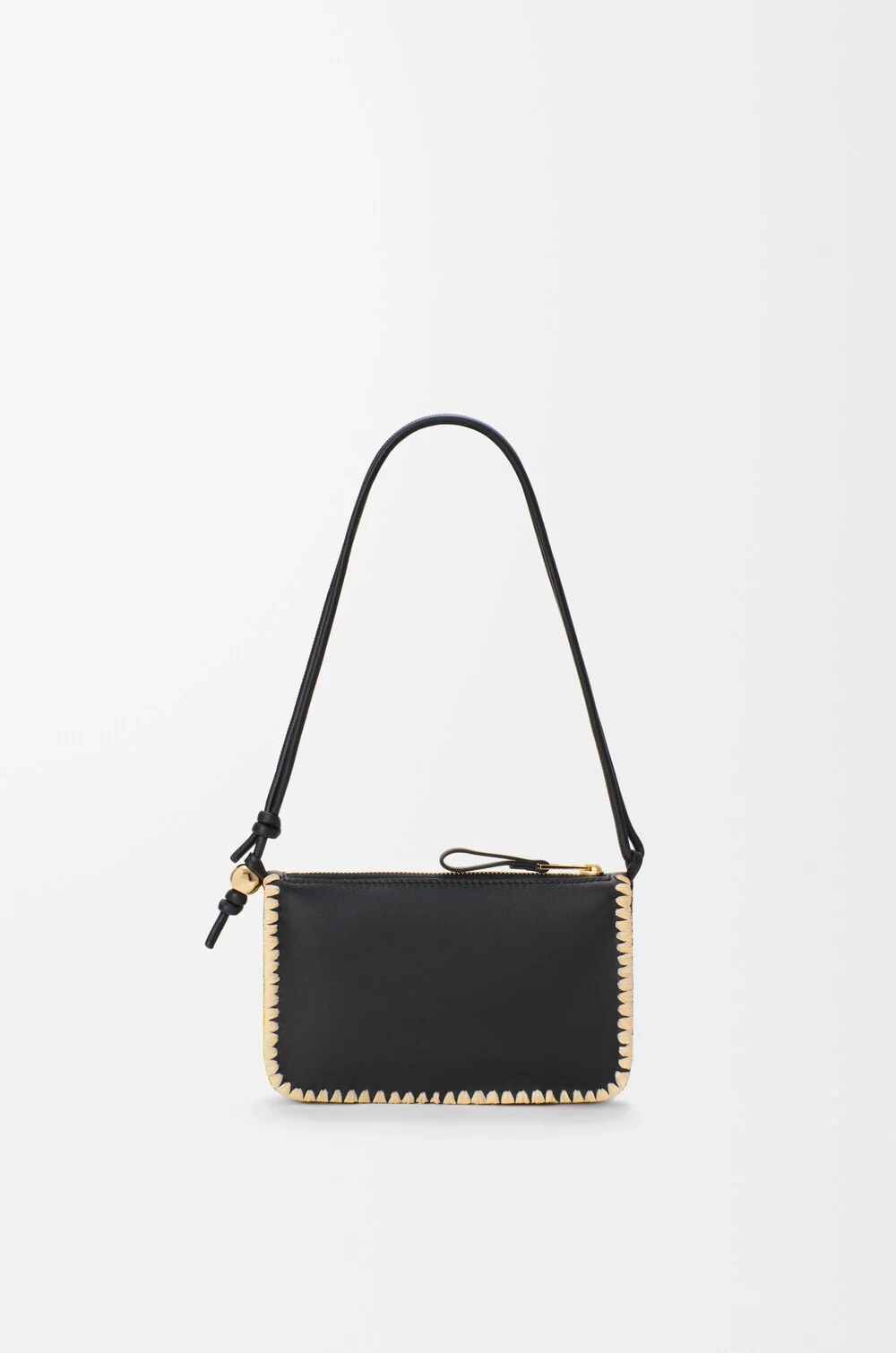 Loewe Сумка Rio из классической телячьей кожи и рафии, черный
