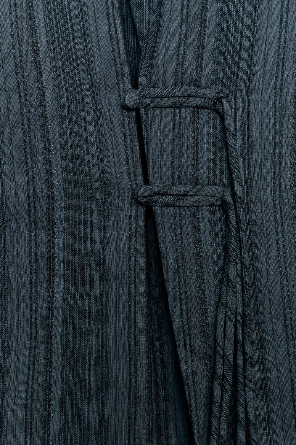 РУБАШКА В ПОЛОСКУ С ЗАСТЕЖКОЙ-КЛЕВАНТ ZW COLLECTION — ZARA