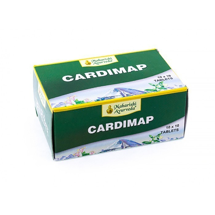 Maharishi Cardimap Кардимап при гипертонической болезни и нервных расстройствах, 100 таб