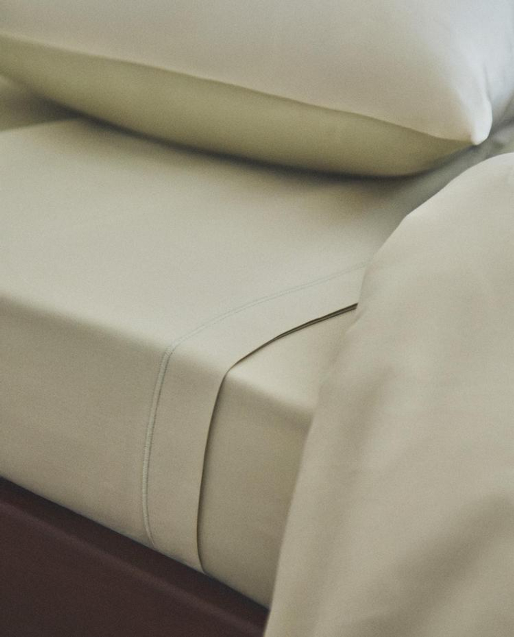 ZARA HOME САТИНОВАЯ ПРОСТЫНЯ (300 НИТЕЙ), МЯТНЫЙ