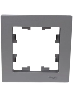 Рамка 1-я Schneider Electric Atlas Design алюминий